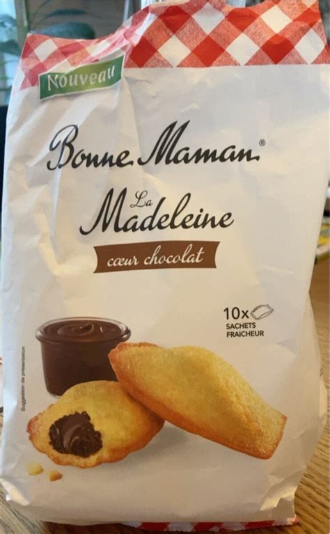 La madeleine cœur chocolat Bonne Maman