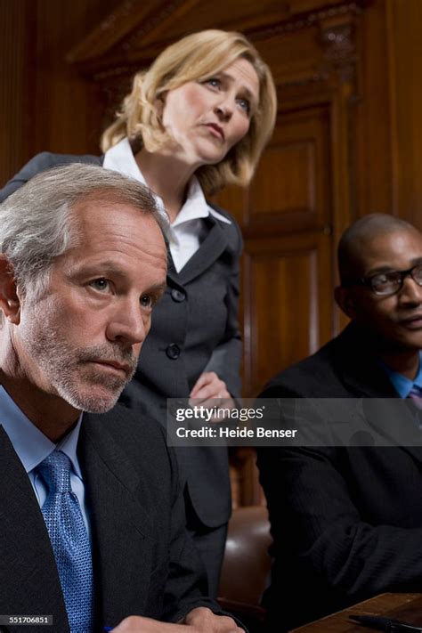 Lawyers In Courtroom High-Res Stock Photo - Getty Images