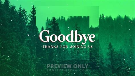 Christmas 6 Goodbye Title Graphics Cody Duck Designs