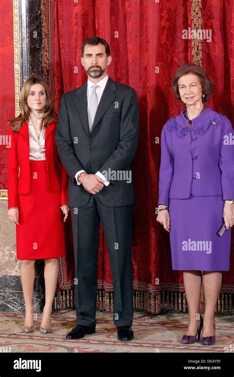 Letizia La Princesse Des Asturies Felipe Prince Des Asturies Et De