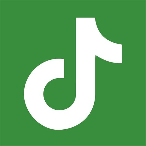 Free High-Quality TIktok Green Background Logo for Creative Design