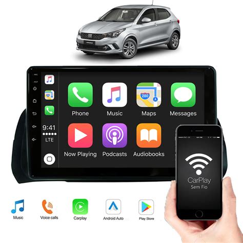 Central Multimídia Android Fiat Argo 9 Polegadas Processador Quad Core
