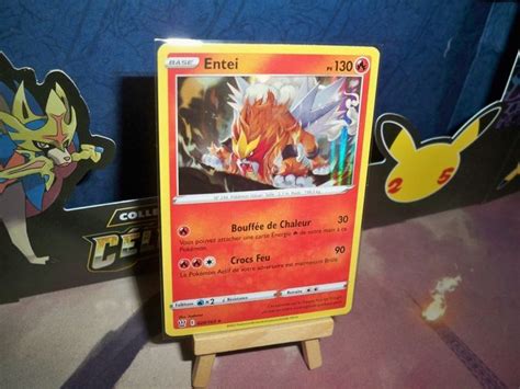 Carte Pok Mon Entei Bst Holo Eb Styles De Combat Fr