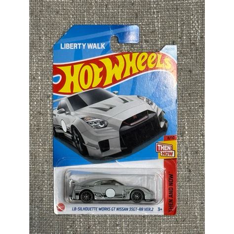 Hot wheels風火輪 2024 Nissan GTR R35 LBWK 灰 蝦皮購物