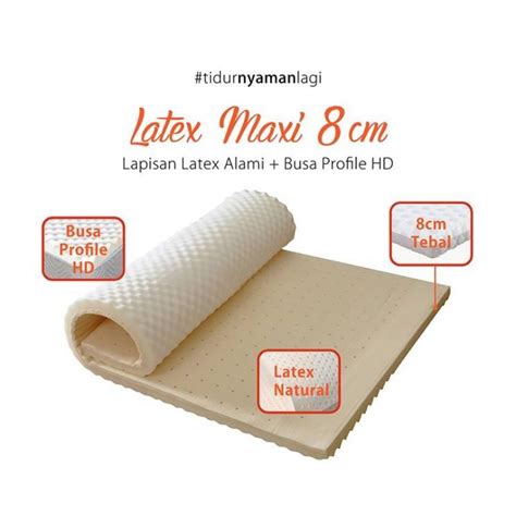 Jual Domi Mattress Topper Latex Maxi Cm Kasur Pelapis Pelindung