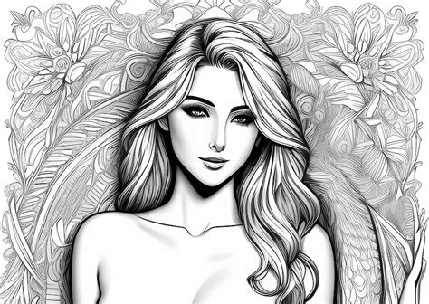 Nudes Sexy Coloring Pages Mature Content Etsy