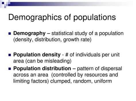 Population Of Ecology Ppt Download