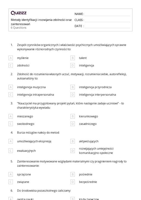 Ponad Burza M Zg W Arkuszy Roboczych Dla Przedszkole W Quizizz