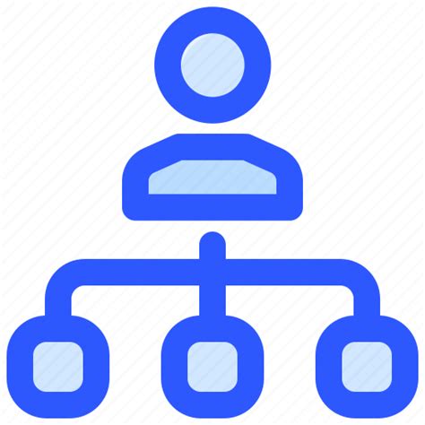 Business Hierarchy Leader People Icon