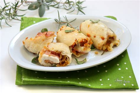 Involtini Di Pollo Farciti Al Forno Anna E La Sua Cucina