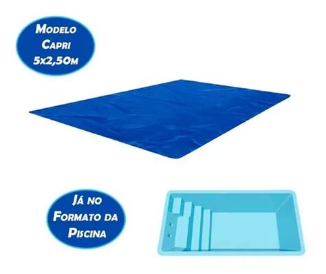 Capa Manta Térmica P piscina Igui Capri 5 X 2 50m 500 Micras Frete grátis