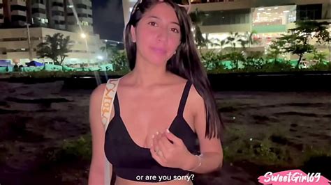 I Find This Latina Whore On The Beach And I Take Her To My Apartment To Cum In Her Vagina Xxx