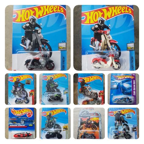 Jual Hot Wheels Motor Quad Rod Honda Monkey Bmw Bad Bagger Ducati Scrambler Hw F Scorchin
