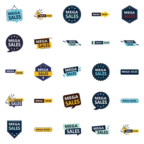 Mega Sale Eye Catching Vector Designs For Increased Brand Awareness