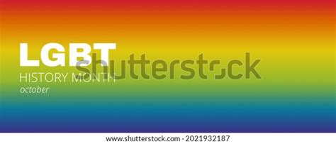 Lgbt History Month Gay Bisexual Trans Stock Vector Royalty Free Shutterstock