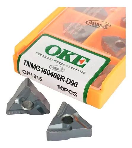 Inserto Pastilha Tnmg 160408 R Zc Op1315 Oke Metal Duro Frete grátis