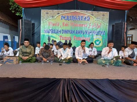 Yayasan Ribatul Mutaalimin Desa Taman Gelar Peringatan Maulid Nabi Dan