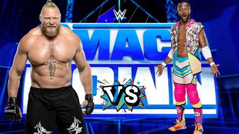 Brock Lesnar Vs Kofi Kingston One Vs One Match Wwe Smackdown