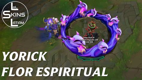 Yorick Flor Espiritual Previsualización League of Legends YouTube