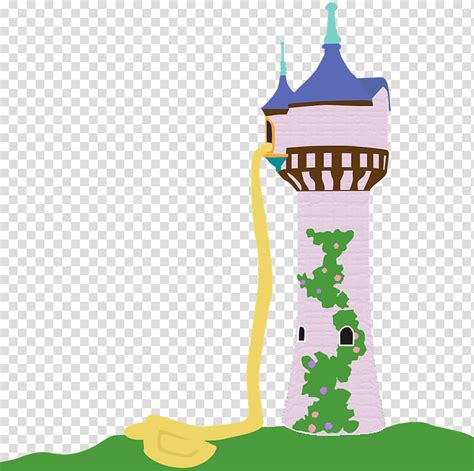 Princess Rapunzel And Tower Illustration Rapunzel Tower Disney