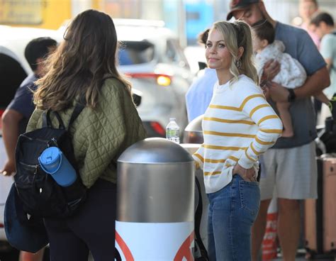 CANDACE CAMERON BURE Arrives at LAX Airport in Los Angeles 08/14/2023 ...