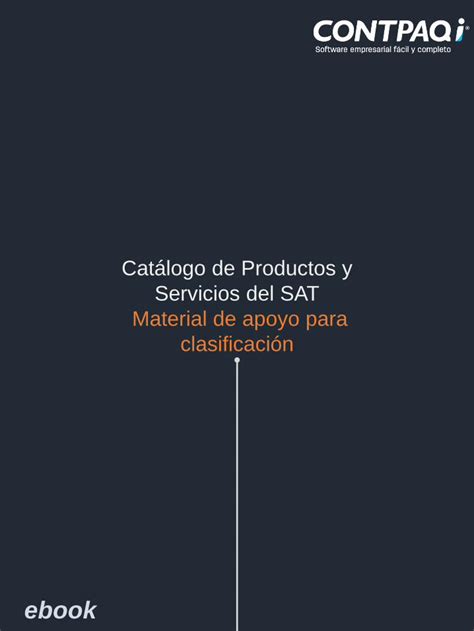 PDF Catálogo de Productos y Servicios del SAT Material de 10