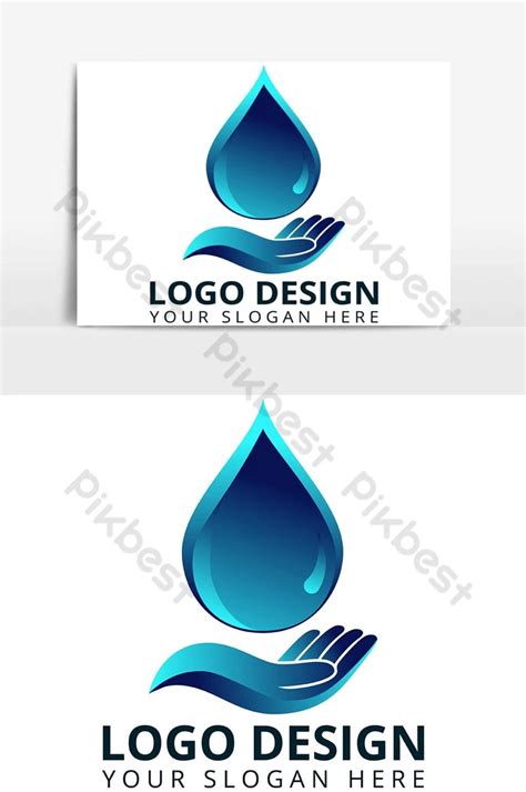 3d Water Drop Logo