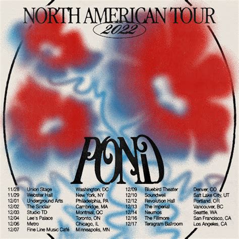 Pond Release Deluxe Edition Of 9 Announce North American Tour Dates