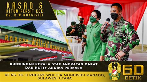 Kunjungan Kasad Dan Ketum Persit Kck Ke Rs Tk Ii Robert Wolter