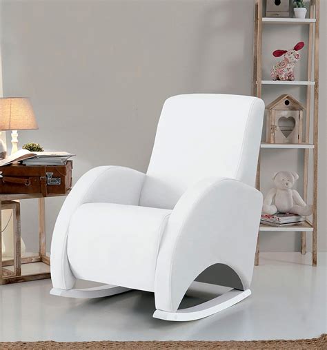 Кресло-качалка для мамы Micuna Wing/Confort white/white искусственная ...