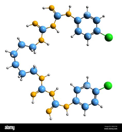 Molécule Antiseptique Chlorhexidine Banque De Photographies Et Dimages