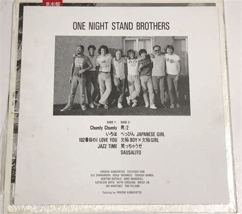 ONE NIGHT STAND BROTHERS ワンナイトスタンドブラザーズ LPレコード えるえるレコード