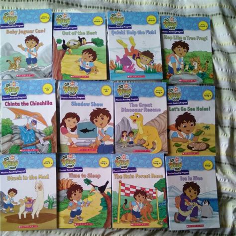 Go Diego Go Reading Programme 12 books Set 1, Books & Stationery ...