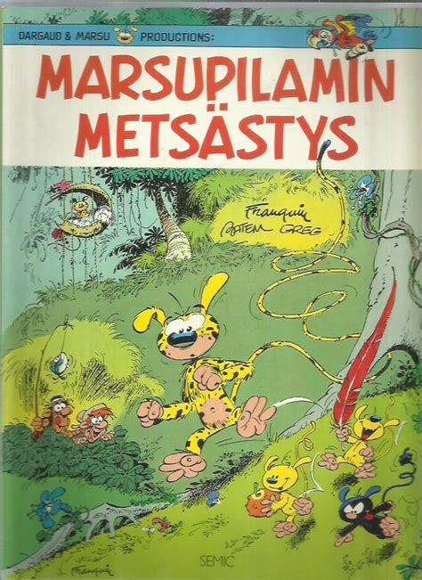 Marsupilami Marsupilamin Mets Stys Kirjapino Fi