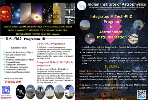 IIA In News Admissions For The Year 2024 August IIA Ph D Programme