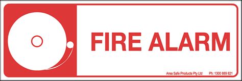 Fire Alarm Sign Sticker