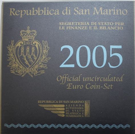 San Marino Serie Divisionale 2005 Con 5 Euro In Argento Catawiki