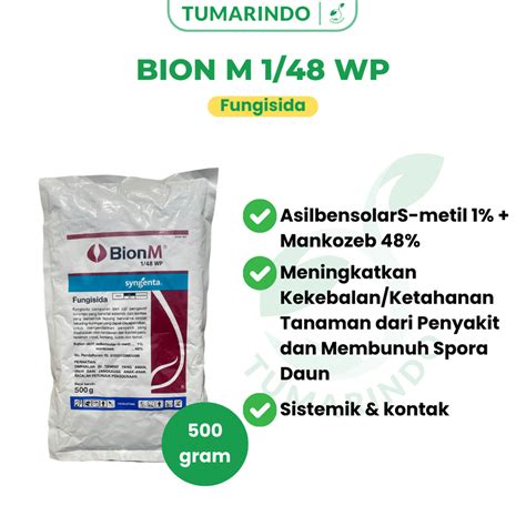 Jual Bion M 1 48wp 500gram Fungisida Meningkatkan Kekebalan Atau