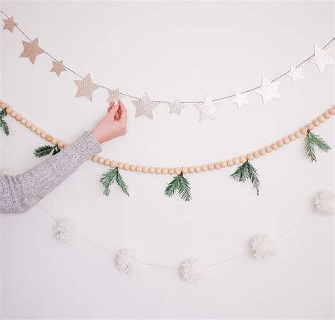 3 Easy DIY Christmas Garlands Under $5 - mikyla