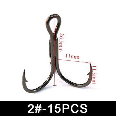 Ftk Vissen Triplehooks Hoge Stalen Carbon Materiaa Grandado