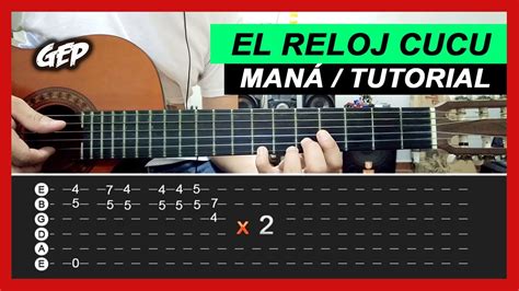 Como Tocar El Reloj Cucu De Man En Guitarra Ac Stica Tutorial Hd