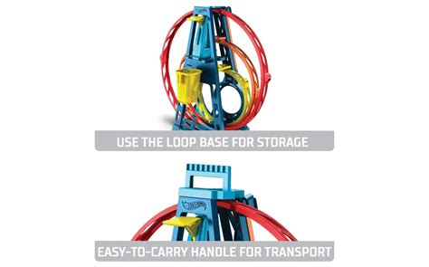 Hot Wheels Track Builder Triple Loop Kit Toychamp