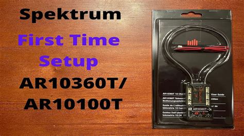 Spektrum Ar T Ar T First Time Setup Youtube