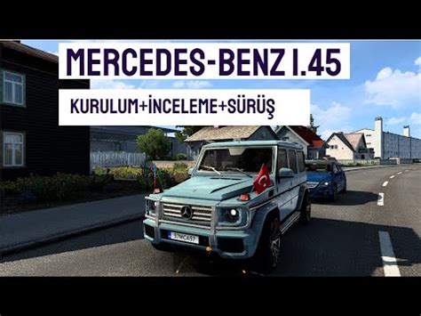 Ets 2 Araba Modu Mercedes Benz AMG V4 1 45 KURULUM İNCELEME SÜRÜŞ