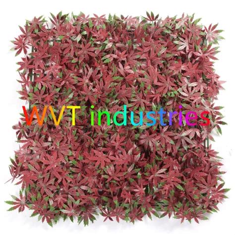 Anti Uv Faux Boxwood Leaf Plastic Ivy Foliage Artificial Green Wall