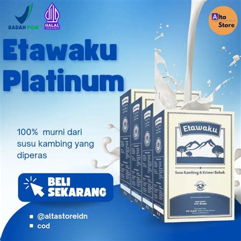 Jual Paket Box Etawaku Platinum Susu Kambing Etawa Solusi Gangguan