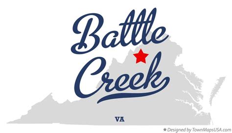 Map of Battle Creek, VA, Virginia