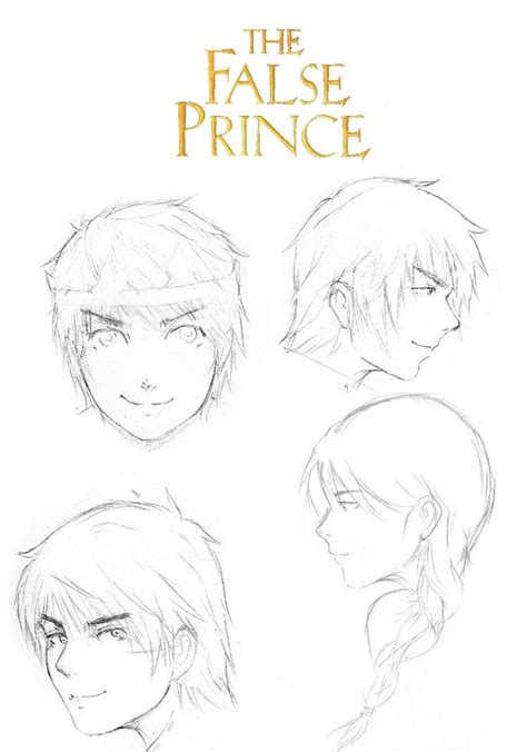 some drawings of the faces of prince and princesses from disney's ...