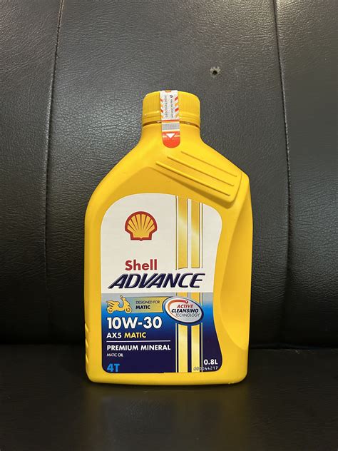 Oli Motor Matic Shell Advance AX5 0 8L Oli Mesin Shell Advance AX5