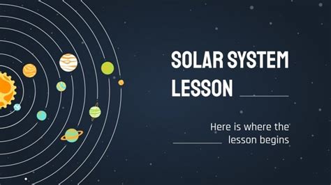 Solar System Lesson Google Slides and PowerPoint template